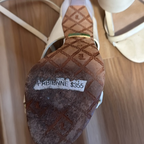 L.A.M.B. Strappy leather heels. - Picture 2 of 6